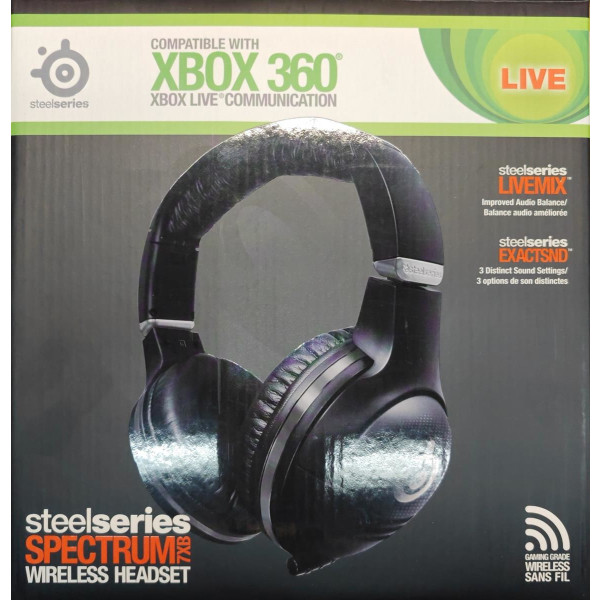 SteelSeries Spectrum 7xB Wireless Gaming Headset Xbox360