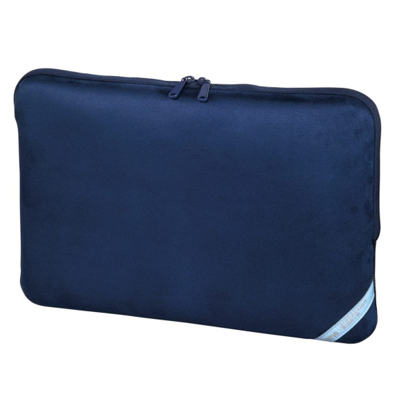 Hama Velour Notebook-Sleeve bis 44 cm 17,3 Zoll 101214 indigoblau