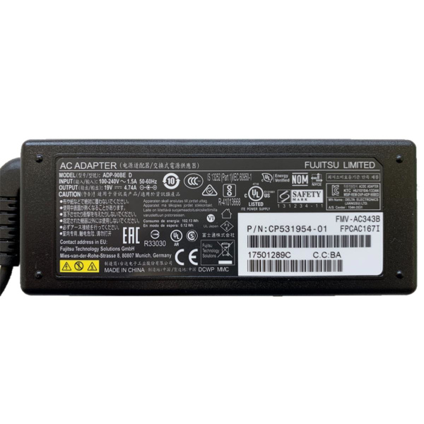 Original Fujitsu Netzteil 90 Watt CP531954-01 | CP531944-01 | geeignet für Dockingstation und Lifebook E756