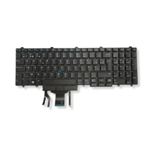 Tastatur für Dell E5550, E5570, E5580, 5590, 3510, 3520, 7510, 7520, 7710, 7720 AZERTY (Belgisch)