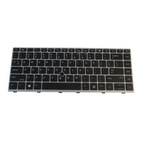 Tastatur HP Elitebook 840 G5, 840 G6, 846, 745 G5, US (QWERTY), Beleuchtet, Silver, Model: L11307-001 |  L14377-001