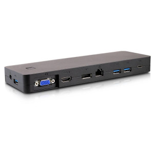 Fujitsu USB-C Port Replicator Dockingstation FPCPR362 | Silber | Inkl. 90W Netzteil ohne USB-C Kabel
