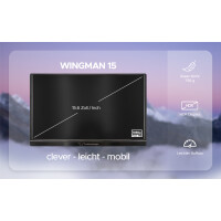 Wingman 15 - portabler Monitor - 15.6" Zoll Full-HD 108