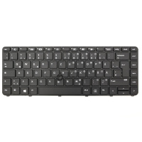 Bürorechner24.de - Ersatztastatur DE (QWERTZ) Beleuchtet - passend für: HP Elitebook 840 G3, G4